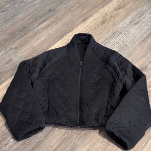 Lululemon cropped quilted jacket